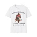 Armor Of God Shirt Ephesians 6:11 Christian Warrior T-Shirt Knight Templar Faith Bible Verse Christian Men's Shirt