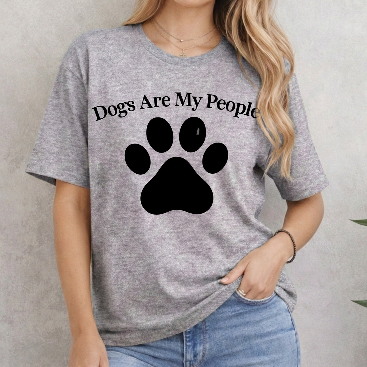 Dogs Are My People Shirt | Dog Lover T-Shirt | Funny Dog Shirt | Paw Print Tee | Dog Mom Gift | Dog Lover Gift