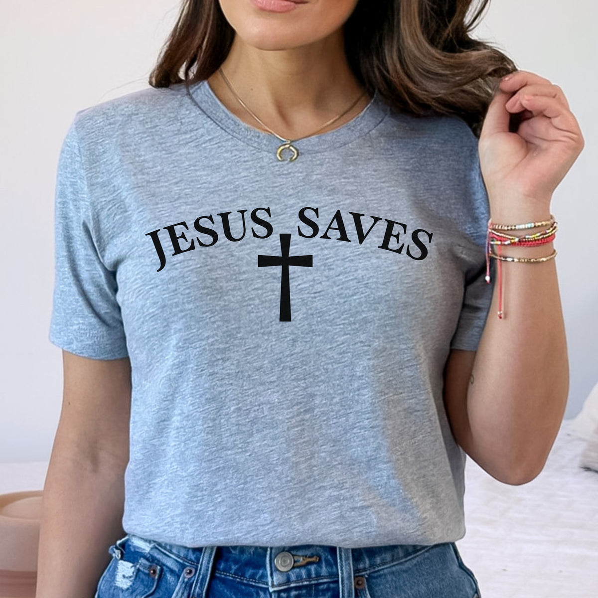 Jesus Saves Shirt, Christian Faith Shirt, Cross T-Shirt, Religious Tee, Jesus Shirt, Christian Apparel, Faith Based Clothing