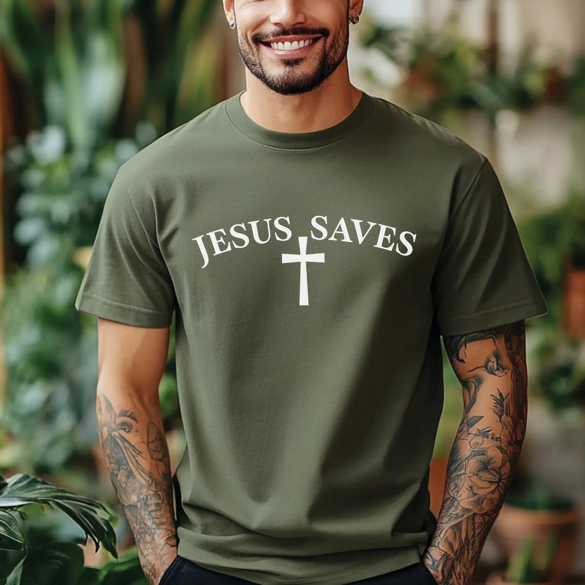 Jesus Saves Shirt, Christian Faith Shirt, Cross T-Shirt, Religious Tee, Jesus Shirt, Christian Apparel, Faith Based Clothing