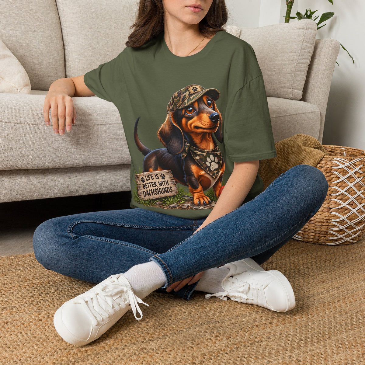 Dachshund Shirt, Life Is Better With Dachshunds Tee, Wiener Dog Lover Gift, Doxie Mom Shirt, Sausage Dog T Shirt, Dog Lover Gift