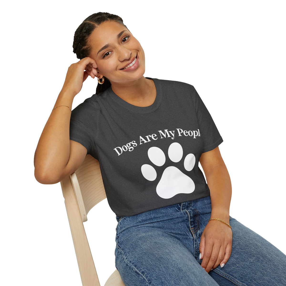 Dogs Are My People Shirt | Dog Lover T-Shirt | Funny Dog Shirt | Paw Print Tee | Dog Mom Gift | Dog Lover Gift