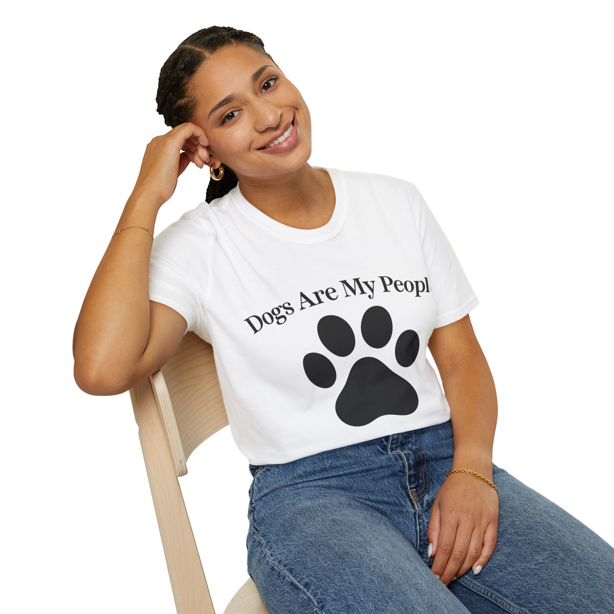 Dogs Are My People Shirt | Dog Lover T-Shirt | Funny Dog Shirt | Paw Print Tee | Dog Mom Gift | Dog Lover Gift