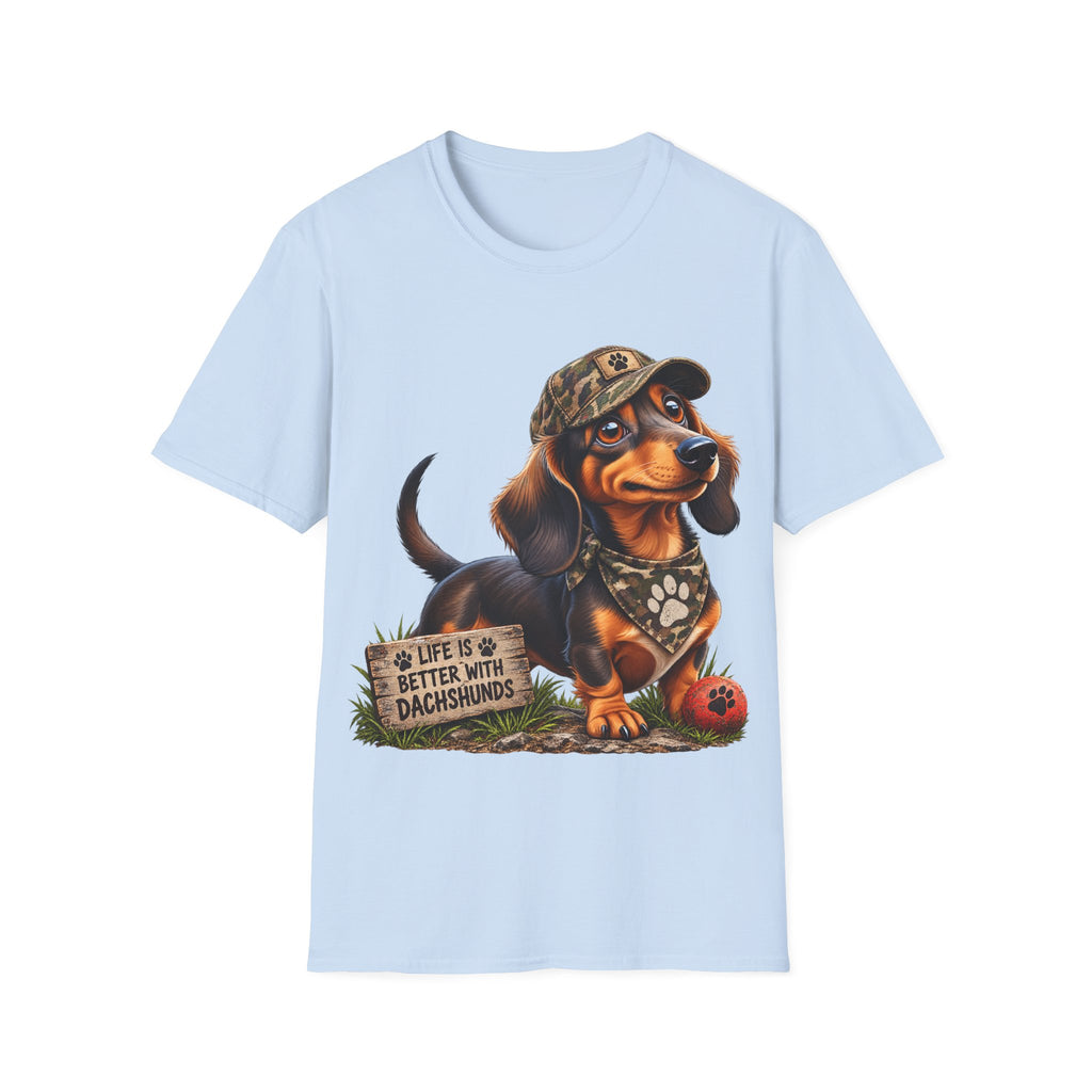 Dachshund Shirt, Life Is Better With Dachshunds Tee, Wiener Dog Lover Gift, Doxie Mom Shirt, Sausage Dog T Shirt, Dog Lover Gift
